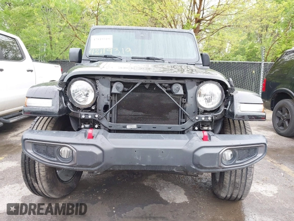 2024 Jeep Wrangler Sahara with VIN 1C4RJXP67RW274877, listed as a IAAI auction lot 42119319 with 7,157 mi miles and . Bid and sale history available at DreamBid. Image 6.
