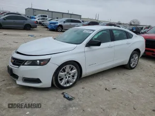 2017 Chevrolet Impala LS with VIN 2G11X5S36H9184326, listed as a Copart auction lot 46791605 with 164,600 mi miles and Salvage title. Bid and sale history available at DreamBid. Image 1.