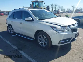 2014 Acura MDX Advance with VIN 5FRYD4H80EB024850, listed as a IAAI auction lot 41802591 with 116,948 mi miles and . Bid and sale history available at carsss.com. Image 1.