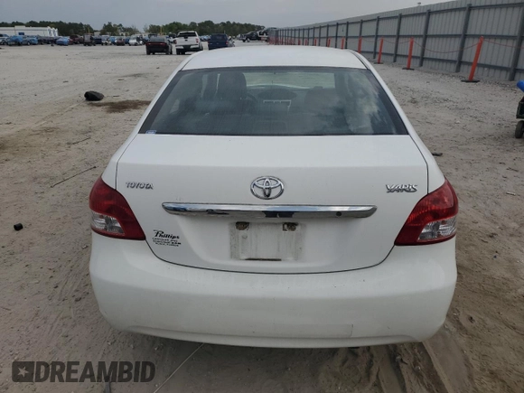 2008 Toyota Yaris with VIN JTDBT923081262683, listed as a Copart auction lot 49493975 with 168,581 mi miles and Salvage Title. Bid and sale history available at carsss.com. Image 6.