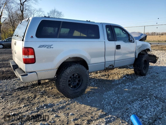 2005 Ford F-150 XL with VIN 1FTRF14WX5NA21751, listed as a Copart auction lot 80628494 with 236,866 mi miles and Salvage Title. Bid and sale history available at carsss.com. Image 3.