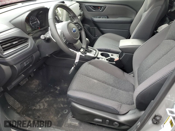 2025 Subaru Forester Premium with VIN JF2SLDBCXSH424743, listed as a Copart auction lot 56463185 with 12,520 mi miles and Salvage title. Bid and sale history available at DreamBid. Image 7.