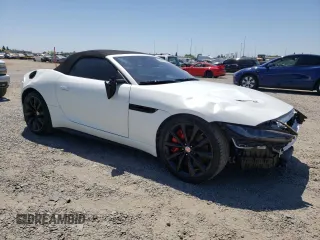 2021 Jaguar F-Type with VIN SAJD55FE7MCK75289, listed as a Copart auction lot 56250635 with 8,533 mi miles and Salvage Title. Bid and sale history available at DreamBid. Image 4.