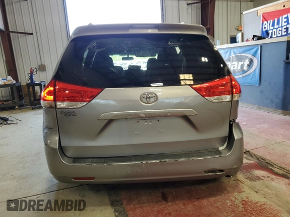 2011 Toyota Sienna LE AAS with VIN 5TDKK3DC8BS094296, listed as a Copart auction lot 85596894 with 156,952 mi miles and Salvage title. Bid and sale history available at DreamBid. Image 6.