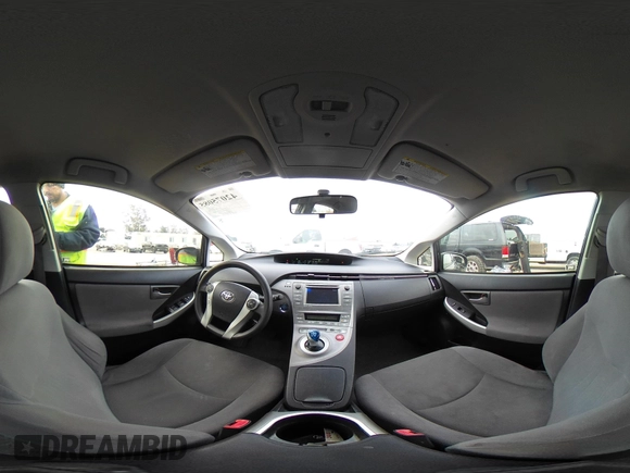 2012 Toyota Prius One with VIN JTDKN3DU9C5529639, listed as a IAAI auction lot 42075085 with 177,911 mi miles and . Bid and sale history available at carsss.com. Image 19.