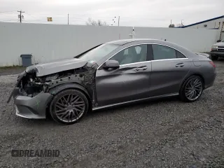2017 Mercedes-Benz CLA 250 with VIN WDDSJ4GB6HN402274, listed as a Copart auction lot 78685233 with 57,718 mi miles and . Bid and sale history available at DreamBid. Image 1.