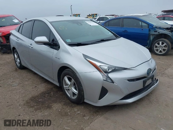 2018 Toyota Prius Two with VIN JTDKARFU7J3549201, listed as a IAAI auction lot 41589765 with 125,500 mi miles. Bid and sale history available at carsss.com. Image 1.