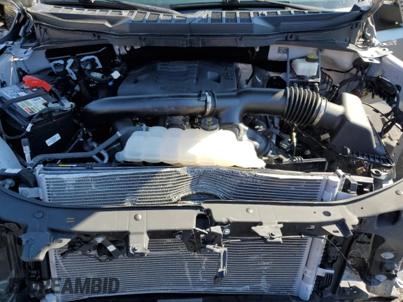 2023 Ford F-150 XL with VIN 1FTFW1E83PFC67461, listed as a Copart auction lot 47073955 with 10,498 mi miles and Salvage Title. Bid and sale history available at carsss.com. Image 11.