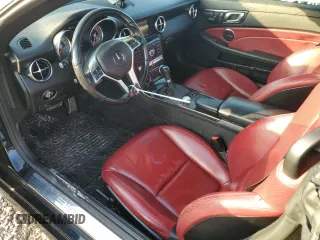 2015 Mercedes-Benz SLK-Class SLK 250 with VIN WDDPK4HA3FF098739, listed as a Copart auction lot 86572034 with 90,453 mi miles and Salvage Title. Bid and sale history available at carsss.com. Image 8.