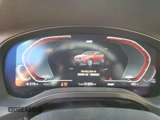 2025 BMW X4 xDrive30i with VIN 5UX33DT02S9X66462, listed as a Copart auction lot 47371815 with 1,200 mi miles and Salvage Title. Bid and sale history available at carsss.com. Image 9.