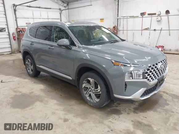 2022 Hyundai Santa Fe SEL with VIN 5NMS2DAJ2NH383738, listed as a IAAI auction lot 41897771 with 35,697 mi miles. Bid and sale history available at carsss.com. Image 1.