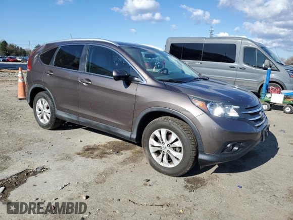 2014 Honda CR-V EX-L with VIN 2HKRM4H77EH702489, listed as a Copart auction lot 49974765 with 98,613 mi miles and Salvage Title. Bid and sale history available at carsss.com. Image 4.