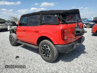 2022 Ford Bronco with VIN 1FMDE5BH7NLA89196, listed as a Copart auction lot 55729305 with 35,813 mi miles and Non Repairable. Bid and sale history available at DreamBid. Image 2.