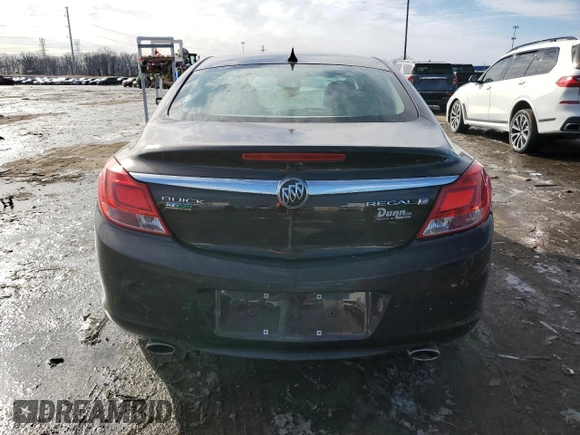 2011 Buick Regal CXL Turbo TO3 with VIN W04GX5GV1B1129123, listed as a Copart auction lot 44267065 with Not provided miles and Salvage title. Bid and sale history available at DreamBid. Image 6.