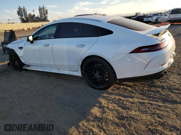 2021 Mercedes-Benz AMG GT 53 с VIN W1K7X6BB1MA036670, выставлен на аукционе Copart как лот 82031314 с пробегом 30 338 миль миль и Списание • Salvage title. История ставок и продаж доступна на DreamBid. Изображение 2.