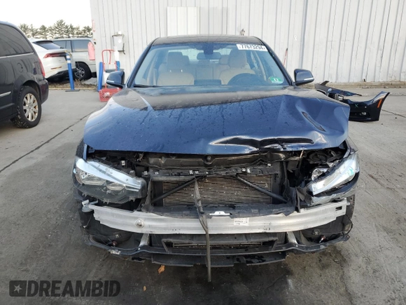 2016 BMW 3 Series 320i xDrive with VIN WBA8E5G59GNU19350, listed as a Copart auction lot 77673294 with 75,697 mi miles and Salvage Title. Bid and sale history available at carsss.com. Image 5.