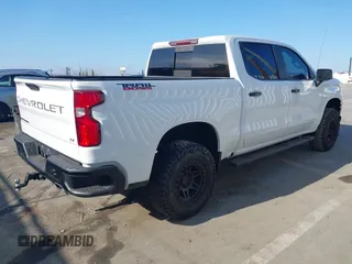 2021 Chevrolet Silverado 1500 LT Trail Boss with VIN 1GCPYFEL3MZ129400, listed as a IAAI auction lot 42024225 with 73,571 mi miles and . Bid and sale history available at DreamBid. Image 4.