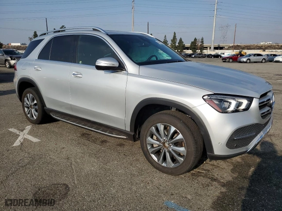 2020 Mercedes-Benz GLE with VIN 4JGFB4JB9LA123544, listed as a Copart auction lot 43050215 with NaN miles and Salvage Title. Bid and sale history available at carsss.com. Image 4.