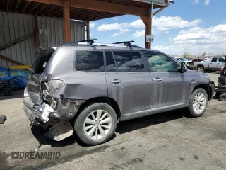 2013 Toyota Highlander Limited with VIN JTEDC3EHXD2012770, listed as a Copart auction lot 54064335 with 112,821 mi miles and Salvage title. Bid and sale history available at DreamBid. Image 3.