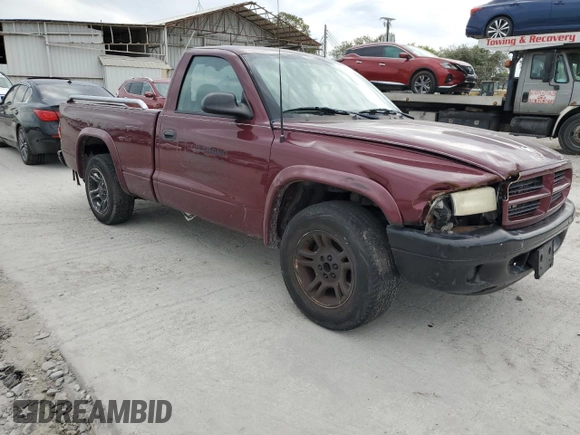 2003 Dodge Dakota with VIN 1D7FL16XX3S354070, listed as a Copart auction lot 42445675 with 206,311 mi miles and Clean Title. Bid and sale history available at carsss.com. Image 4.