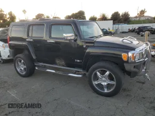 2006 Hummer H3 with VIN 5GTDN136X68128886, listed as a Copart auction lot 42032335 with 145,808 mi miles and Salvage Title. Bid and sale history available at DreamBid. Image 4.