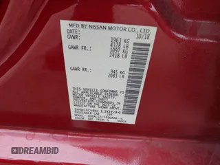 2019 Nissan Altima 2.5 SR with VIN 1N4BL4CV8KC130694, listed as a IAAI auction lot 41470674 with 44,827 mi miles. Bid and sale history available at carsss.com. Image 9.