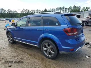 2015 Dodge Journey Crossroad with VIN 3C4PDCGG4FT605710, listed as a Copart auction lot 56181445 with 57,297 mi miles and Salvage title. Bid and sale history available at DreamBid. Image 2.