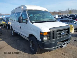 2008 Ford Econoline Cargo Commercial with VIN 1FTNE24L08DA50635, listed as a IAAI auction lot 41784919 with 90,975 mi miles and . Bid and sale history available at carsss.com. Image 1.