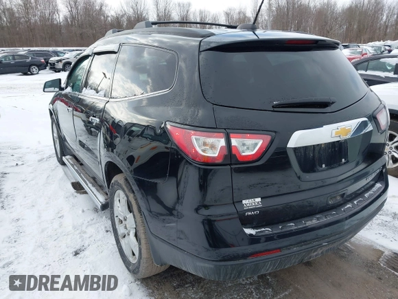 2016 Chevrolet Traverse LT with VIN 1GNKVGKDXGJ339394, listed as a IAAI auction lot 41709558 with 128,945 mi miles and . Bid and sale history available at DreamBid. Image 3.