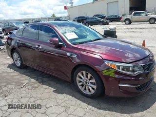 2016 Kia Optima EX with VIN 5XXGU4L37GG009108, listed as a IAAI auction lot 42515801 with 144,260 mi miles and . Bid and sale history available at DreamBid. Image 1.