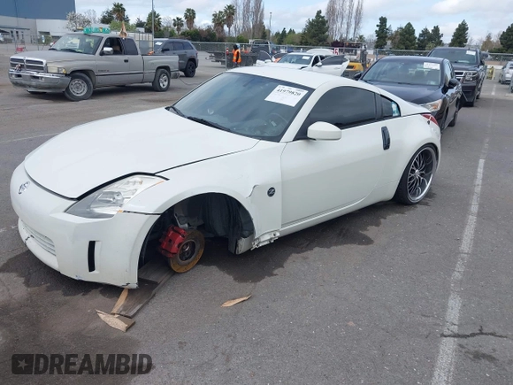2003 Nissan 350Z Touring with VIN JN1AZ34EX3T008484, listed as a IAAI auction lot 41979820 with 190,222 mi miles. Bid and sale history available at carsss.com. Image 2.