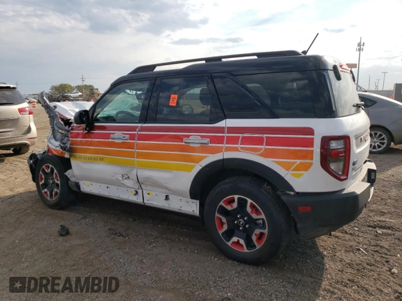 2024 Ford Bronco с VIN 3FMCR9K67RRF00139, выставлен на аукционе Copart как лот 69773864 с пробегом Не указан миль и Списание • Salvage title. История ставок и продаж доступна на DreamBid. Изображение 2.