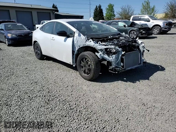 2024 Toyota Prius LE with VIN JTDADABUXR3015714, listed as a Copart auction lot 53824235 with 7,530 mi miles and Salvage title. Bid and sale history available at DreamBid. Image 13.