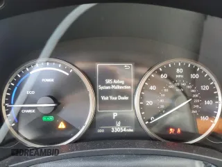 2021 Lexus NX with VIN JTJGJRDZ2M2161823, listed as a Copart auction lot 50241265 with 33,054 mi miles and Salvage Title. Bid and sale history available at carsss.com. Image 9.