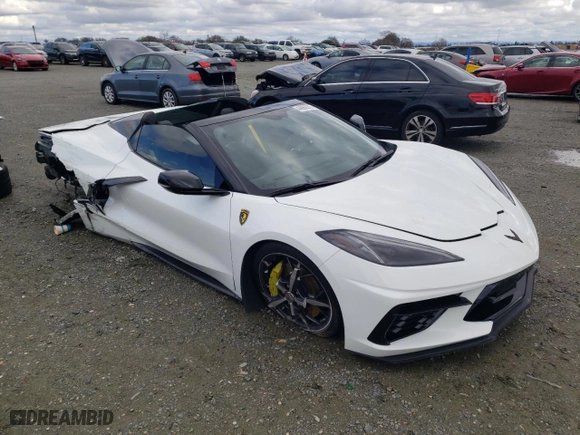 2023 Chevrolet Corvette 3LT with VIN 1G1YC3D45P5142519, listed as a Copart auction lot 44066315 with 0 mi miles and Salvage Title. Bid and sale history available at carsss.com. Image 4.