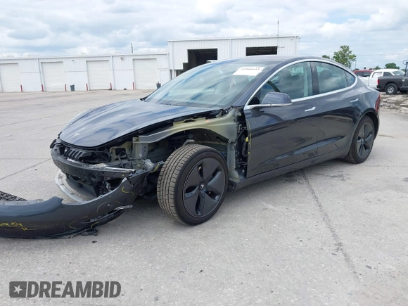 2018 Tesla Model 3 Long Range Battery with VIN 5YJ3E1EB3JF119498, listed as a IAAI auction lot 41966643 with 45,566 mi miles and . Bid and sale history available at DreamBid. Image 18.