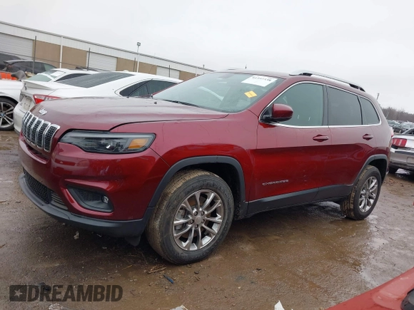 2019 Jeep Cherokee Altitude with VIN 1C4PJMLN4KD123984, listed as a IAAI auction lot 41507338 with 53,686 mi miles. Bid and sale history available at carsss.com. Image 14.