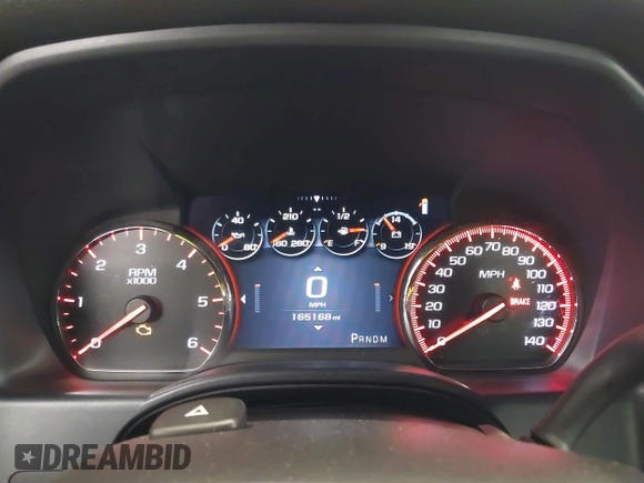 2015 GMC Sierra 1500 Denali with VIN 3GTU2WEC7FG129925, listed as a IAAI auction lot 41731496 with 165,168 mi miles. Bid and sale history available at carsss.com. Image 7.