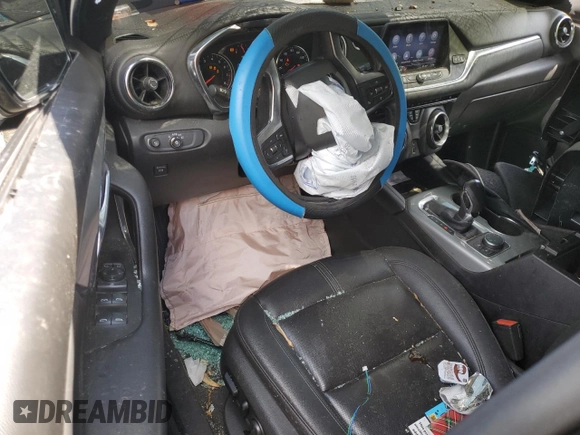 2021 Chevrolet Blazer LT with VIN 3GNKBJRS8MS572047, listed as a Copart auction lot 55783135 with 96,744 mi miles and Salvage title. Bid and sale history available at DreamBid. Image 8.