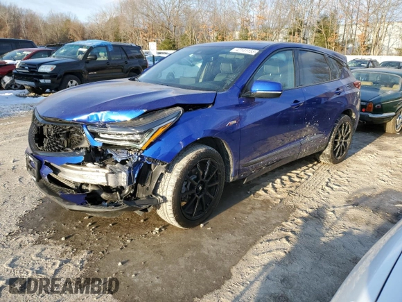 2021 Acura RDX w/A-Spec Package with VIN 5J8TC2H68ML013139, listed as a Copart auction lot 42141155 with 20,559 mi miles and Salvage Title. Bid and sale history available at carsss.com. Image 1.