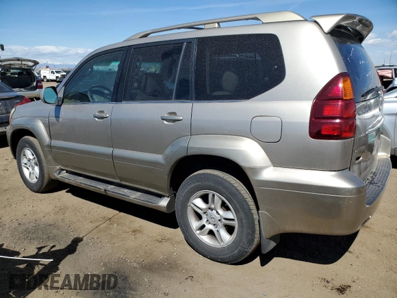 2003 Lexus GX 470 z VIN JTJBT20X730014455, wystawiony jako Copart lot #50578635 z przebiegiem 440 835 mil mil oraz Czysty tytuł • Clean title. Historia ofert i sprzedaży dostępna na DreamBid. Obrazek 2.