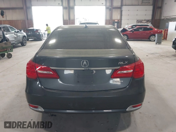 2014 Acura RLX Tech Pkg with VIN JH4KC1F5XEC000262, listed as a IAAI auction lot 42140494 with 193,669 mi miles. Bid and sale history available at carsss.com. Image 16.