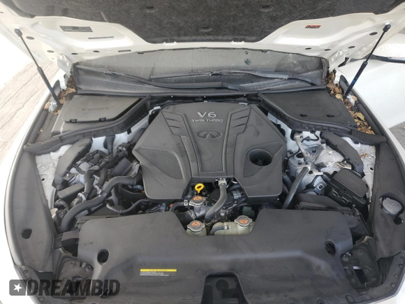 2023 Infiniti Q50 Luxe with VIN JN1EV7BPXPM510470, listed as a Copart auction lot 44040375 with 19,824 mi miles and Salvage Title. Bid and sale history available at DreamBid. Image 11.