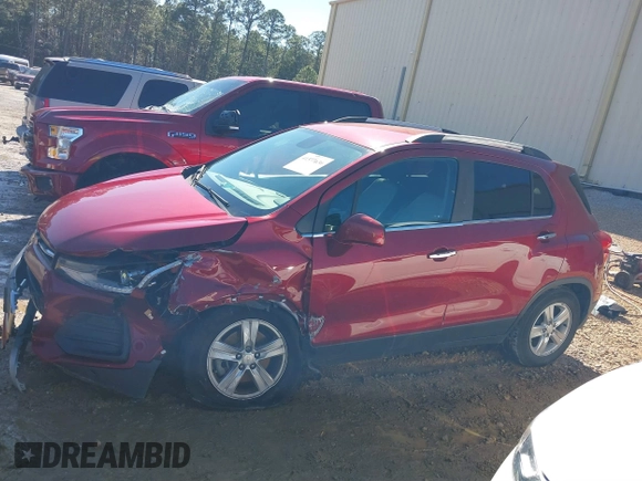 2018 Chevrolet Trax LT with VIN 3GNCJLSB2JL375569, listed as a IAAI auction lot 41377630 with 98,238 mi miles. Bid and sale history available at carsss.com. Image 14.