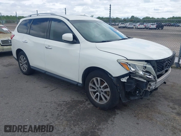 2016 Nissan Pathfinder S with VIN 5N1AR2MN5GC613411, listed as a IAAI auction lot 41930651 with 277,992 mi miles and . Bid and sale history available at DreamBid. Image 1.