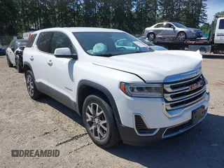 2020 GMC Acadia SLE z VIN 1GKKNRLS7LZ182229, wystawiony jako IAAI lot #42442357 z przebiegiem 35 944 mil mil oraz . Historia ofert i sprzedaży dostępna na DreamBid. Obrazek 1.