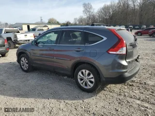 2012 Honda CR-V EX-L with VIN 2HKRM4H72CH615483, listed as a Copart auction lot 49676175 with 130,963 mi miles and Salvage Title. Bid and sale history available at carsss.com. Image 2.