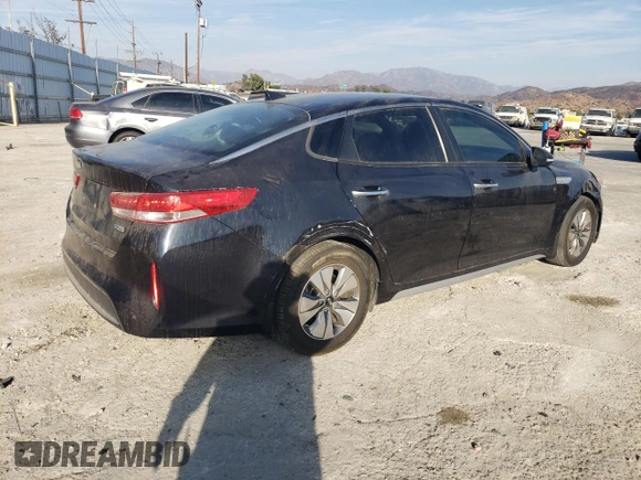 2018 Kia Optima Hybrid Premium with VIN KNAGT4LEXJ5023923, listed as a Copart auction lot 79003034 with 117,615 mi miles and Salvage Title. Bid and sale history available at carsss.com. Image 3.