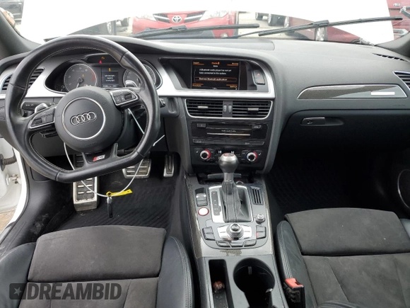 2015 Audi S4 Premium Plus with VIN WAUBGAFLXFA099017, listed as a Copart auction lot 42758243 with 121,904 mi miles. Bid and sale history available at carsss.com. Image 8.