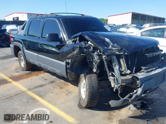 2002 Chevrolet Avalanche with VIN 3GNEK13T42G142319, listed as a IAAI auction lot 41977733 with Not Provided miles and . Bid and sale history available at DreamBid. Image 1.